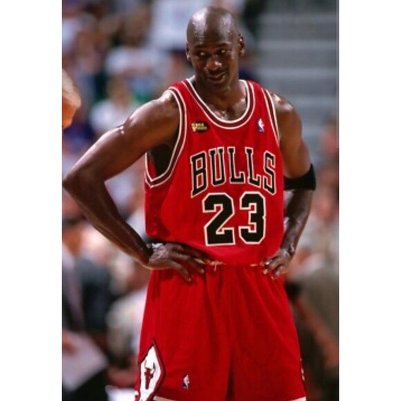 Chicago Bulls (NBA)-(Just Don)-(Red)-(Basketball)-(Shorts)-(New Con.)-(L)-$45 - Picture 2 of 9